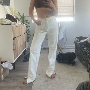 NWT Nasty Gal Split Jeans